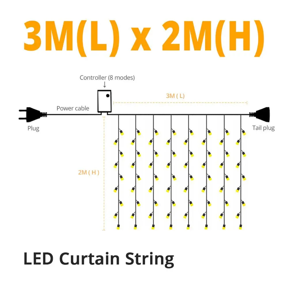 Skorter | LumiCurtain - Outdoor lighting Sling