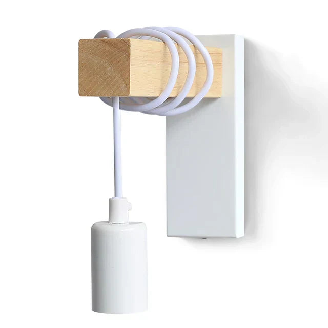 Skorter | OakMetal - Wood and Metal Wall Lamp
