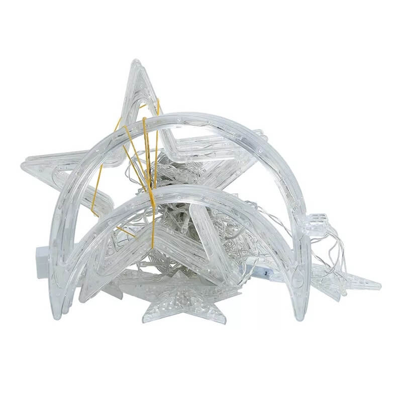 Skorter | Star Moon LED Festival Decoration Atmosphere Decoration Plastic String Lights