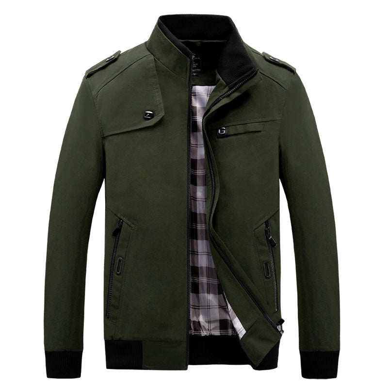 Men's stylish casual jacket in modern biker style Skorter
