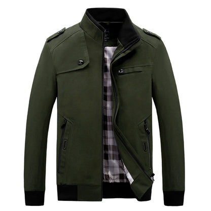 Men's stylish casual jacket in modern biker style Skorter