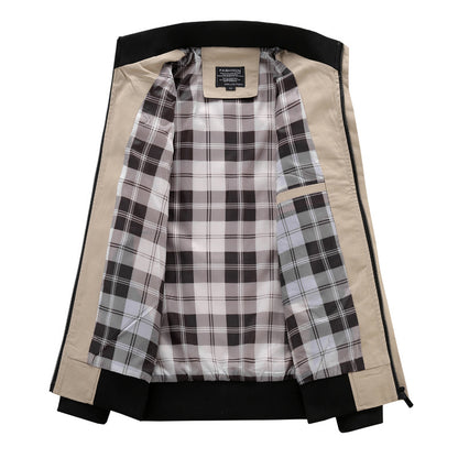 Men's stylish casual jacket in modern biker style Skorter