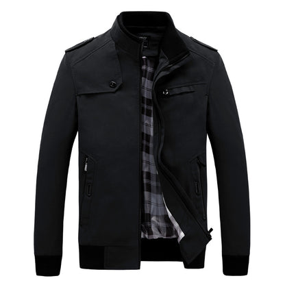Men's stylish casual jacket in modern biker style Skorter
