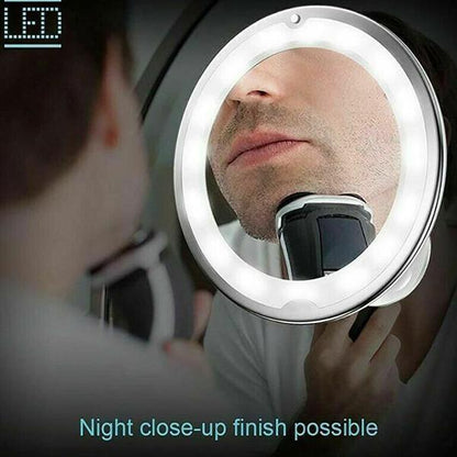 Skorter | 10x magnification LED illuminated makeup mirror