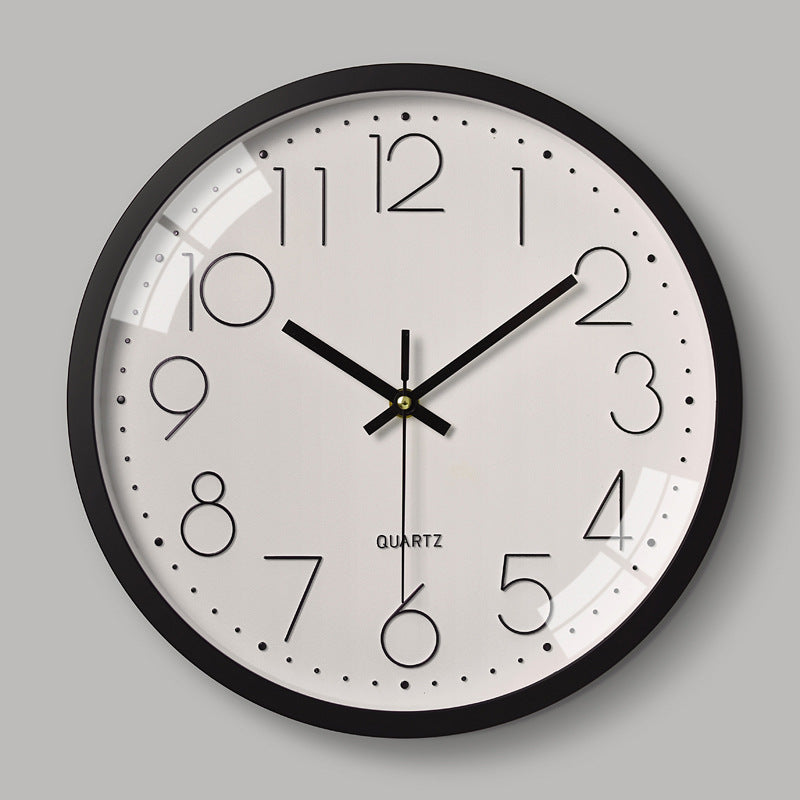Skorter | Simple Design 3D Silent Classroom Wall Clock 30 cm