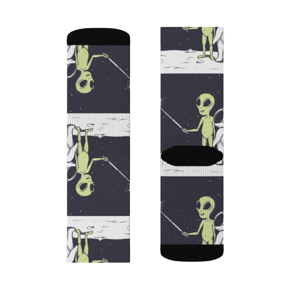 Skorter | Alien Selfie Socks