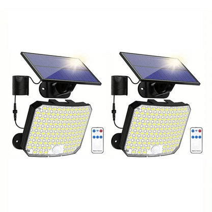 Skorter | 118 LED solar motion sensor floodlight with remote control