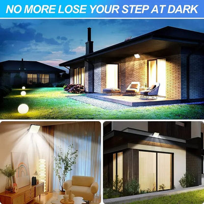 Skorter | 118 LED solar motion sensor floodlight with remote control