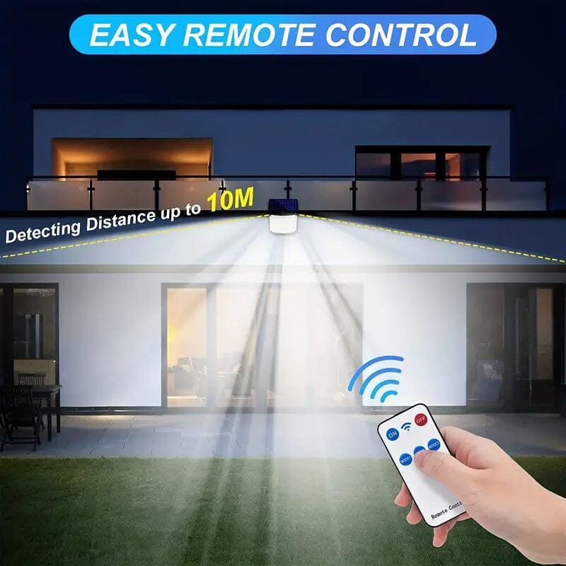 Skorter | 118 LED solar motion sensor floodlight with remote control