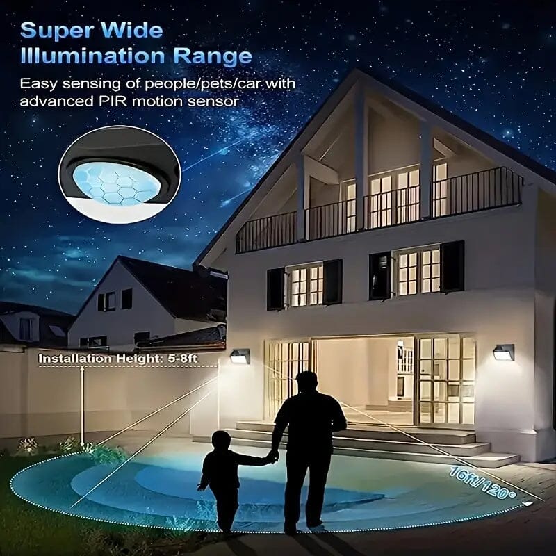 Skorter | 118 LED Ultra-Light Solar Security Outdoor Light