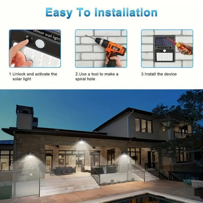 Skorter | 118 LED Ultra-Light Solar Security Outdoor Light