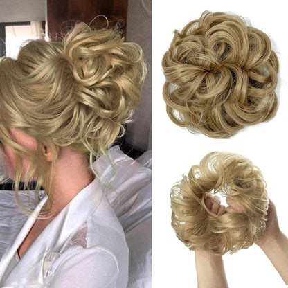 Skorter | Stylemaker Messy And Curly Elastic Hair Bun Scrunchy Hair Extensions (New)