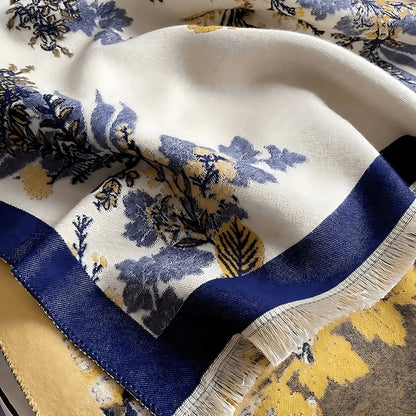 Skorter | Nuvé Floral Soft Double Sided Scarf