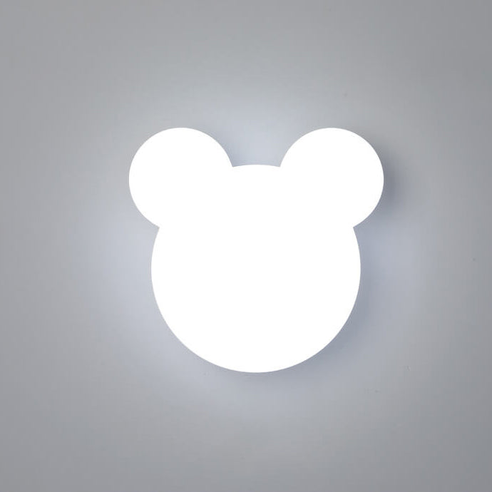 Skorter | Cartoon minimalist bear-shaped LED wall lamp