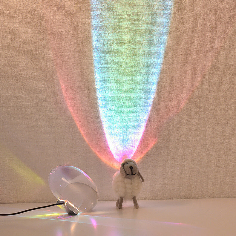 Skorter | Creative Crystal Projection Angel Eyes LED Table Lamp