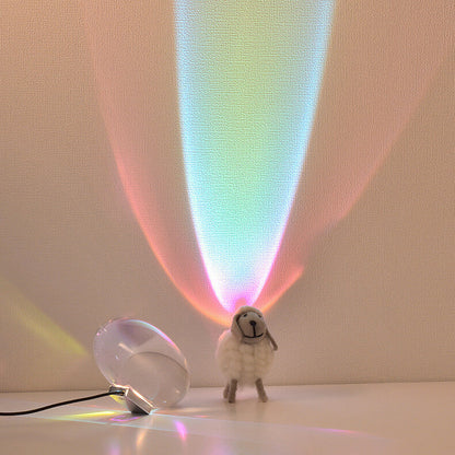 Skorter | Creative Crystal Projection Angel Eyes LED Table Lamp
