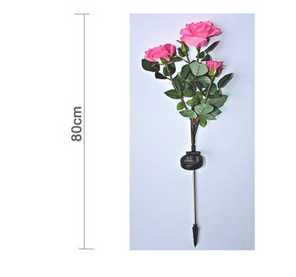 Skorter | Solar-powered rose lights – garden stakes with solar panel for decorative lighting