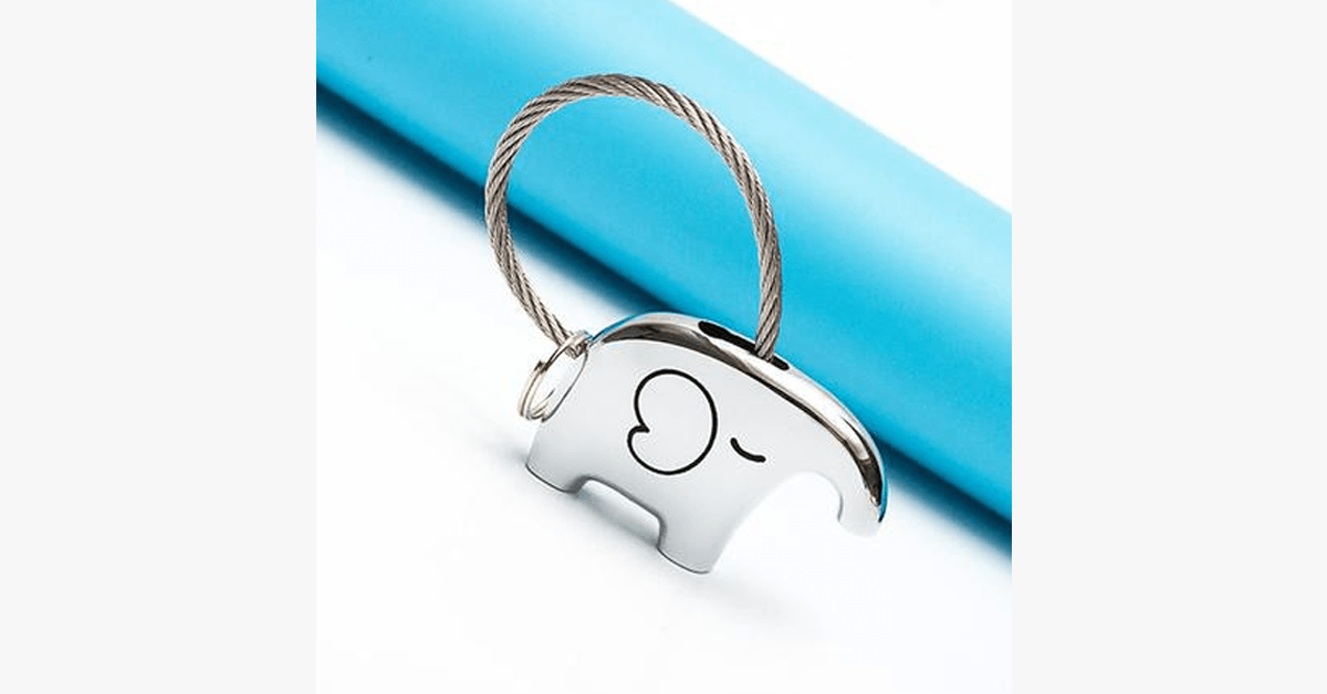 Skorter | Elephant Love Keychain Set