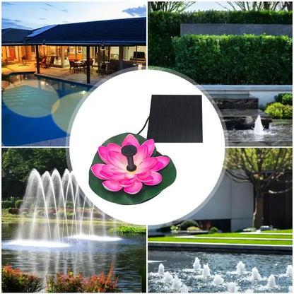 Skorter | Lotus-shaped solar fountain pond decoration