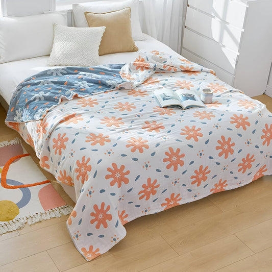 Skorter | Abstract Sunny Reversible Blanket