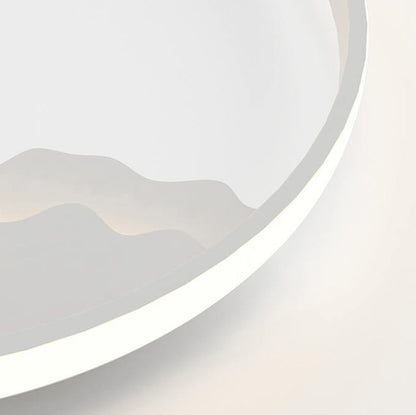 Skorter | WaveGlow - Oval LED wall lamp with wave design