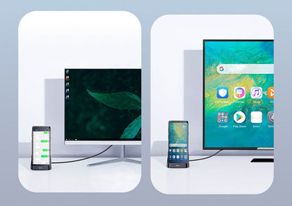 Skorter | 7-in-1 USB/Type-C To HDMI HUB Docking Station & Power Adapter