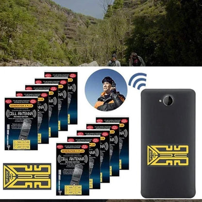 Skorter | Compact Universal Signal Booster Sticker for Mobile Phones – 1.5 m Antenna Effect