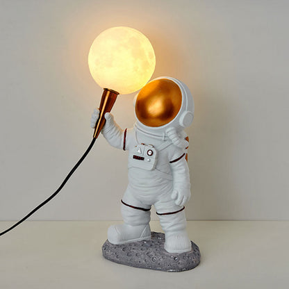 Skorter | CosmoBuddy Astronaut Wall Lamp | Creative Design | Resin & ABS | LED Bedroom Light