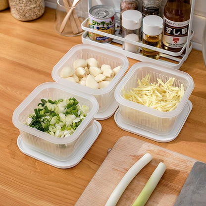 skorter | Transparent Double-Layer Sealed Storage Box