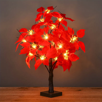 Skorter | Atmospheric Light Tree with Red Birds – Flexible LED Decoration Tree