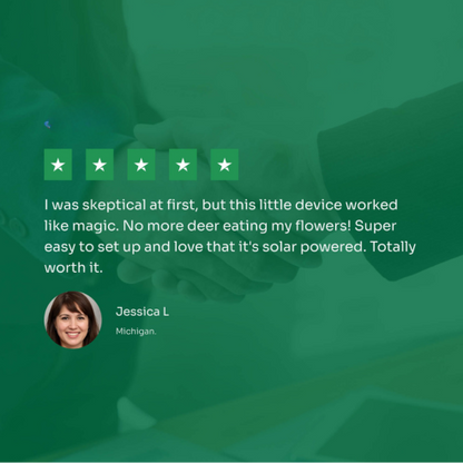 Skorter | Ultrasonic Solar Deer Repeller | 5 Adjustable Modes. Waterproof & Eco-Friendly for Home Gardens and Yards