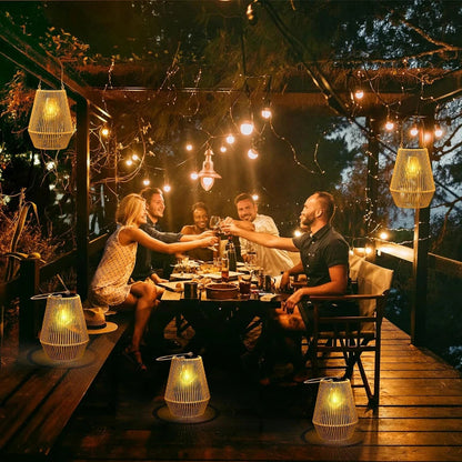 Skorter | Solar Outdoor Handwoven Garden Lamps | Waterproof Landscape Light for Villa & Terrace Decoration - Alpho