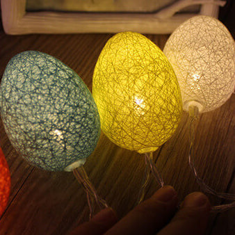 Skorter | LED Easter Egg Cotton Wire Lights Decorative Copper Wire Lights