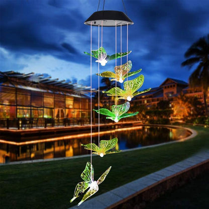 Skorter | Solar-powered butterfly lights