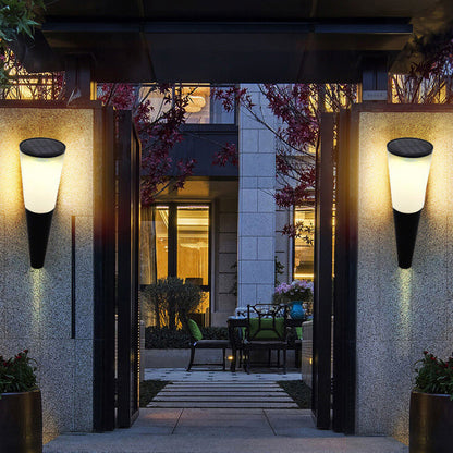 Skorter | Solar Wall Light Anthracite - Energy-Efficient Solar Outdoor Wall Illumination