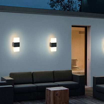 Skorter | LumaZen Solar LED Wall Lamp | Weatherproof | Solar Powered Outdoor Lighting | Garden & Patio Decor