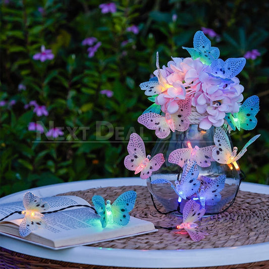 Skorter | 12 Butterfly LED Sun Fairy Lights
