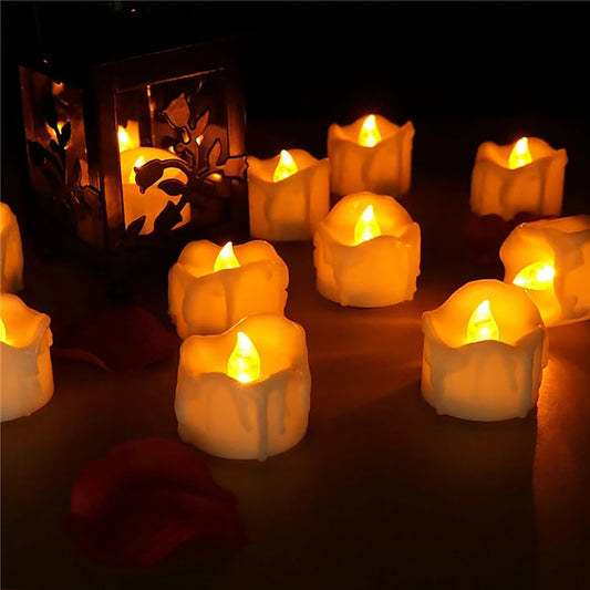 Skorter | 12 pcs - Flameless LED Tealights with remote control