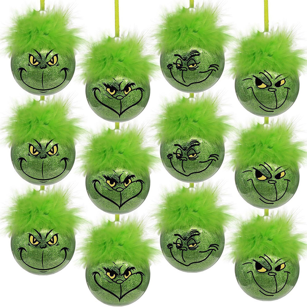 Skorter | 12 pcs - Cheeky Christmas hanging decoration ball