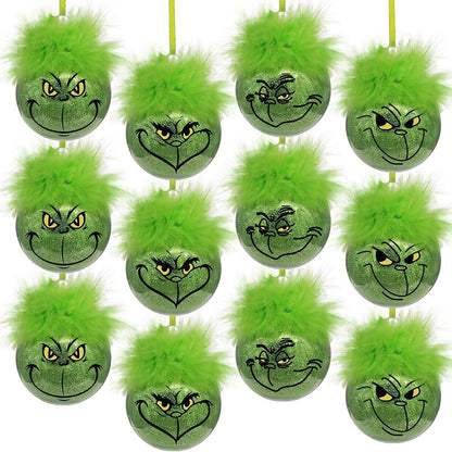 Skorter | 12 pcs - Cheeky Christmas hanging decoration ball