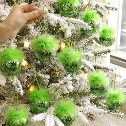 Skorter | 12 pcs - Cheeky Christmas hanging decoration ball