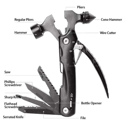 Skorter | 12 in 1 Multi-Tool Hammer