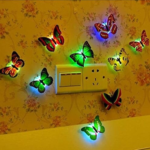Skorter | 12-Pack: LED Butterfly Decoration Night Light