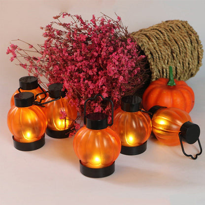 Skorter | 12-Pack: LED Pumpkin Tealights Smoke-Free Candles