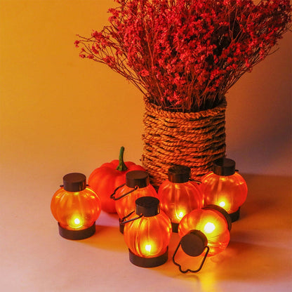 Skorter | 12-Pack: LED Pumpkin Tealights Smoke-Free Candles