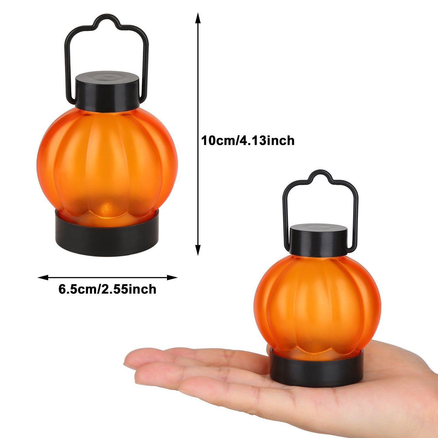 Skorter | 12-Pack: LED Pumpkin Tealights Smoke-Free Candles