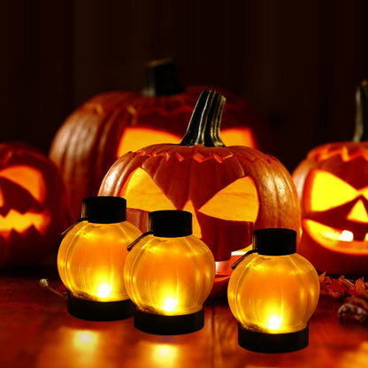 Skorter | 12-Pack: LED Pumpkin Tealights Smoke-Free Candles
