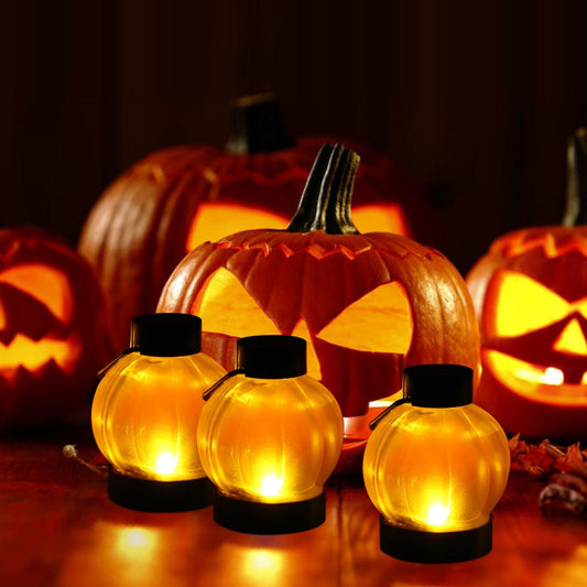 Skorter | 12-Pack: LED Pumpkin Tealights Smoke-Free Candles
