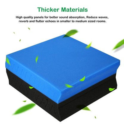 Skorter | 12-Pack: Soundproof padding acoustic foam panels