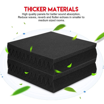 Skorter | 12-Pack: Sound-absorbing Padding Soundproof Foam